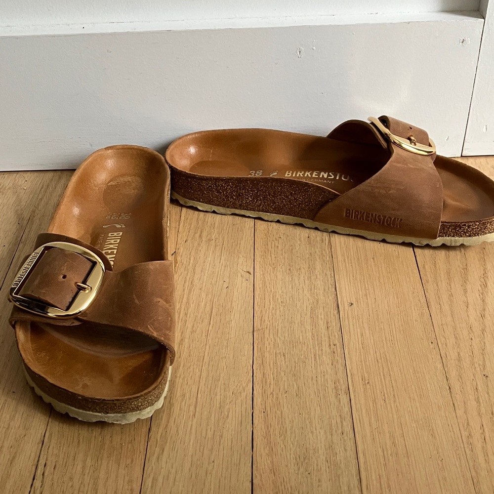 Birkenstock Brown Sandals 7 - Picture 2 of 5